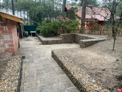 Réalisation de gabions à LACANAU (33680)