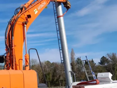 Mise en place d’une éolienne pour un Château à POMEROL (33500)