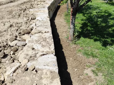 Création d’un enrochement à Rauzan (33420)