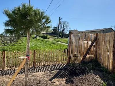 Création d’une clôture en ganivelle à LUSSAC (33570)