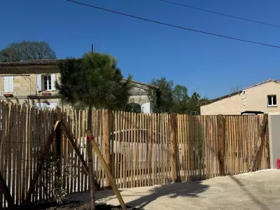Création d’une clôture en ganivelle à LUSSAC (33570)