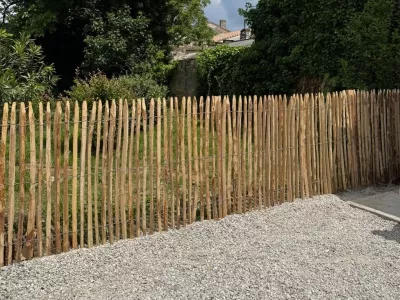 Création d’une clôture en ganivelle à LUSSAC (33570)