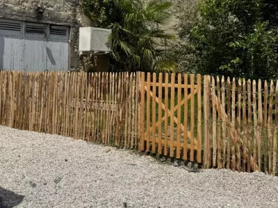 Création d’une clôture en ganivelle et pose d’un portillon à LUSSAC (33570)